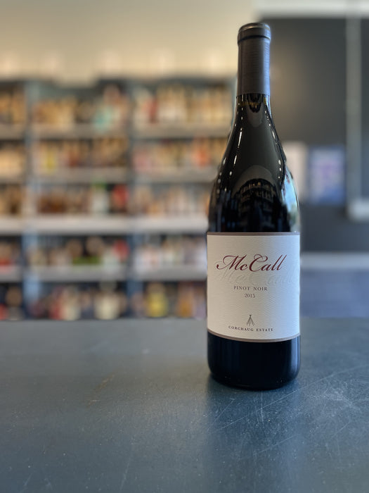 MCCALL, CORCHAUG ESTATE, PINOT NOIR, NORTH FORK OF LONG ISLAND, NEW YORK 2016