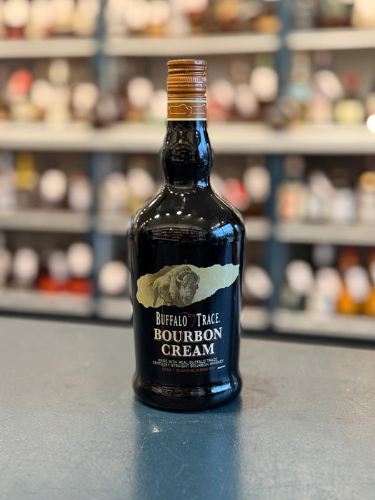 BUFFALO TRACE BOURBON CREAM LIQUEUR — Bogey's Bottled Goods BUFFALO TRACE BOURBON CREAM LIQUEUR — Bogey's Bottled Goods