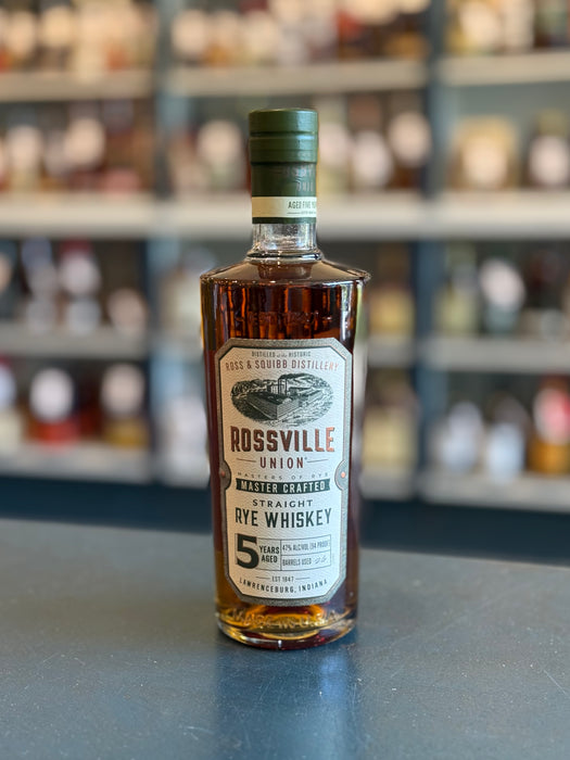 ROSSVILLE UNION 5 YEAR STRAIGHT RYE WHISKEY
