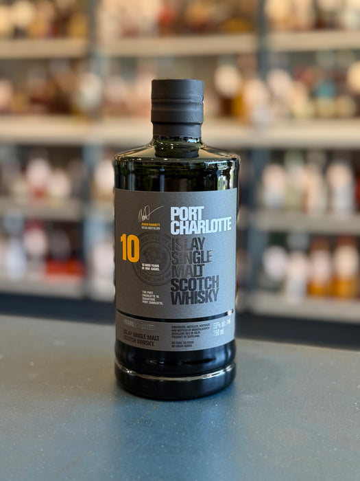 PORT CHARLOTTE 10YR HEAVILY PEATED SINGLE MALT SCOTCH WHISKY