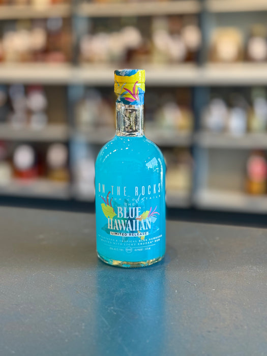 ON THE ROCKS CRUZAN BLUE HAWAIIAN RTD