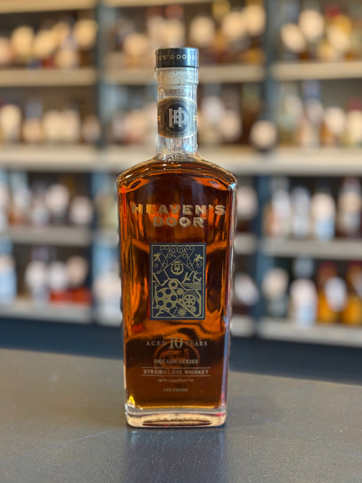 HEAVEN'S DOOR 'DECADE SERIES' 10YR STRAIGHT RYE WHISKEY