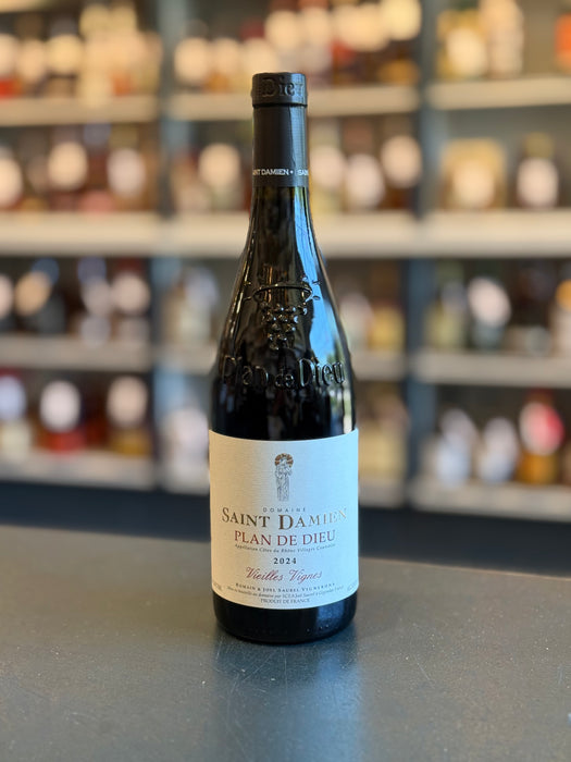 DOMAINE SAINT-DAMIEN 'PLAN DE DIEU' VIEILLES VIGNES CÔTES DU RHÔNE, FRANCE 2024