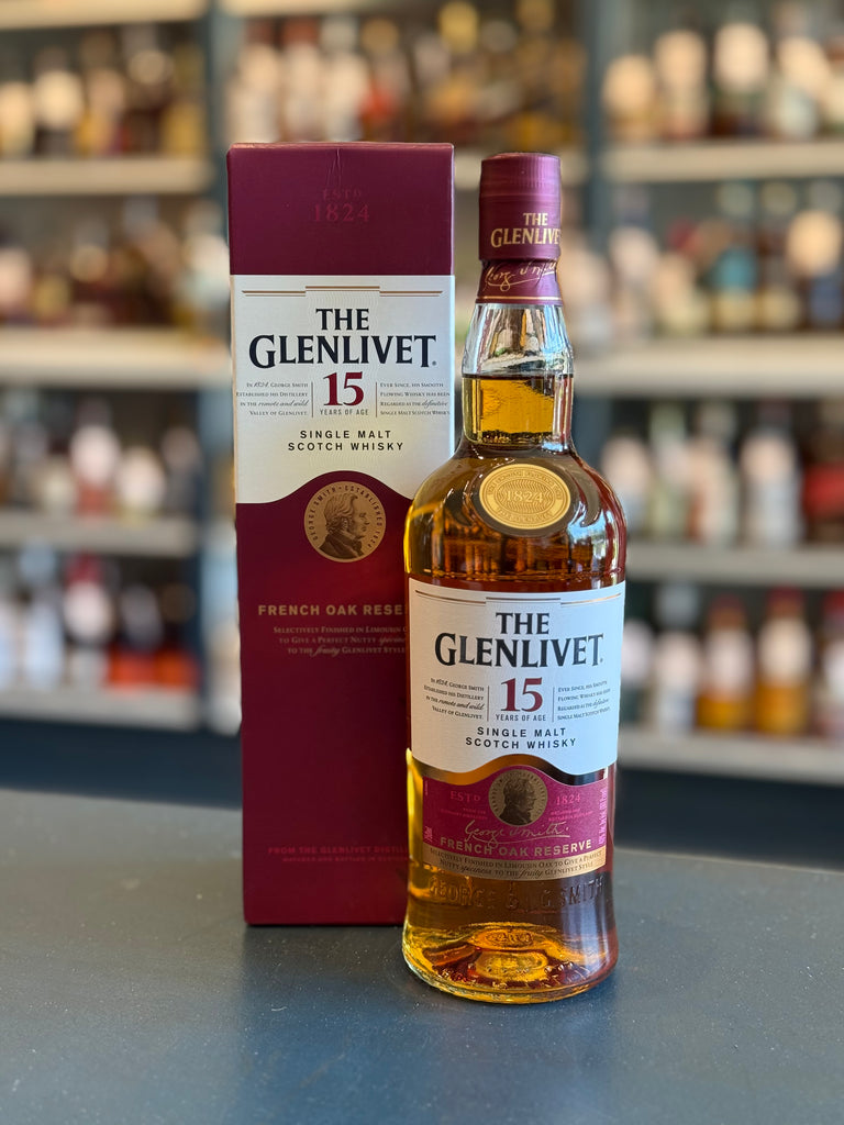 THE GLENLIVET 15YR FRENCH OAK SINGLE MALT SCOTCH WHISKY — Bogey's