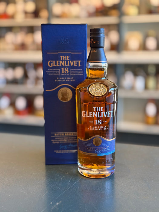 THE GLENLIVET 18YR BATCH RESERVE SINGLE MALT SCOTCH WHISKY