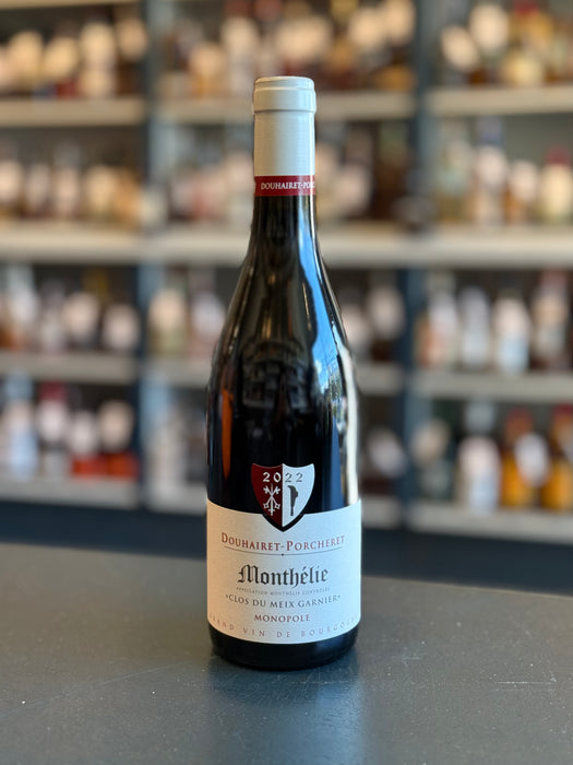 DOMAINE MONTHELIE-DOUHAIRET-PORCHERET 'CLOS DU MEIX GARNIER' MONTHELIE MONOPOLE BOURGOGNE ROUGE, FRANCE 2022