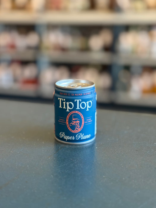 TIP TOP CANNED PAPER PLANE