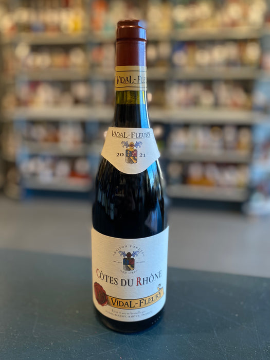 VIDAL-FLEURY CÔTES DU RHONE ROUGE, FRANCE 2021