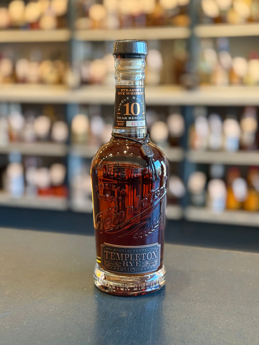 TEMPLETON SINGLE BARREL 10YR RYE WHISKEY