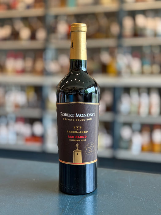 ROBERT MONDAVI PRIVATE SELECTION RYE BARREL-AGED RED BLEND, CALIFORNIA 2019