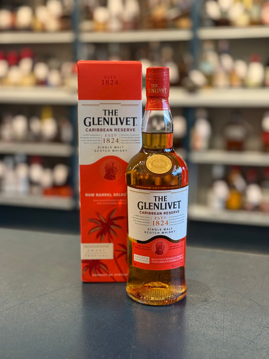 THE GLENLIVET CARIBBEAN RESERVE SINGLE MALT SCOTCH WHISKY