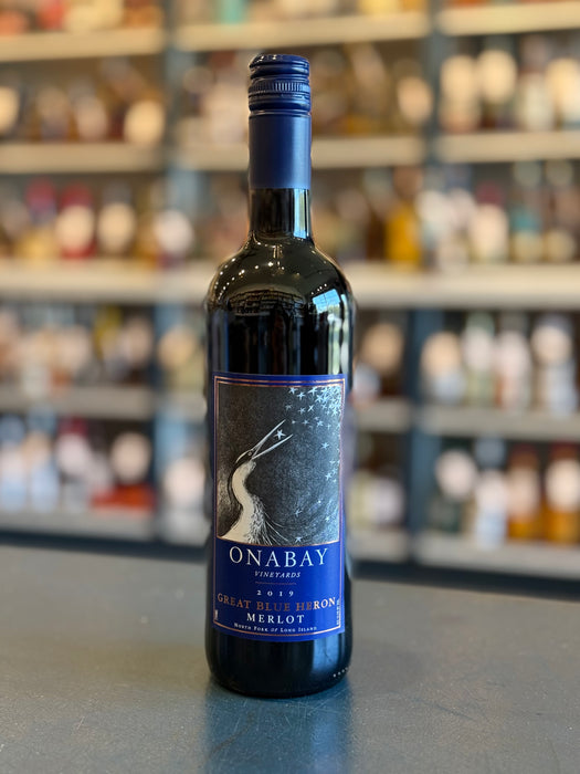 ONABAY VINEYARDS 'GREAT BLUE HERON' MERLOT, NEW YORK 2019