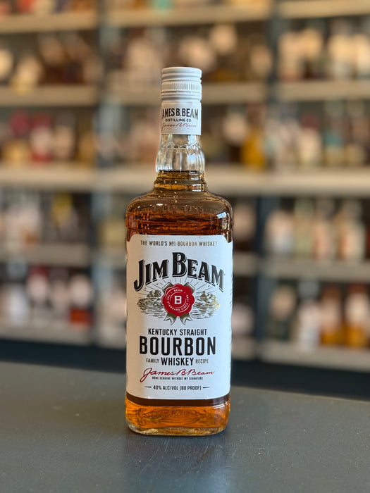 JIM BEAM WHITE LABEL BOURBON WHISKEY