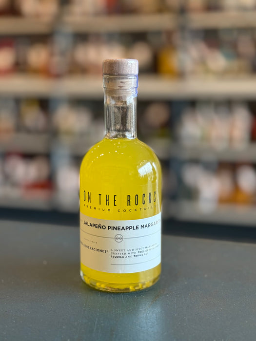 ON THE ROCKS TRES GENERACIONES JALAPEÑO PINEAPPLE MARGARITA RTD