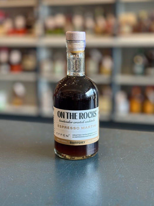 ON THE ROCKS EFFEN VODKA ESPRESSO MARTINI RTD