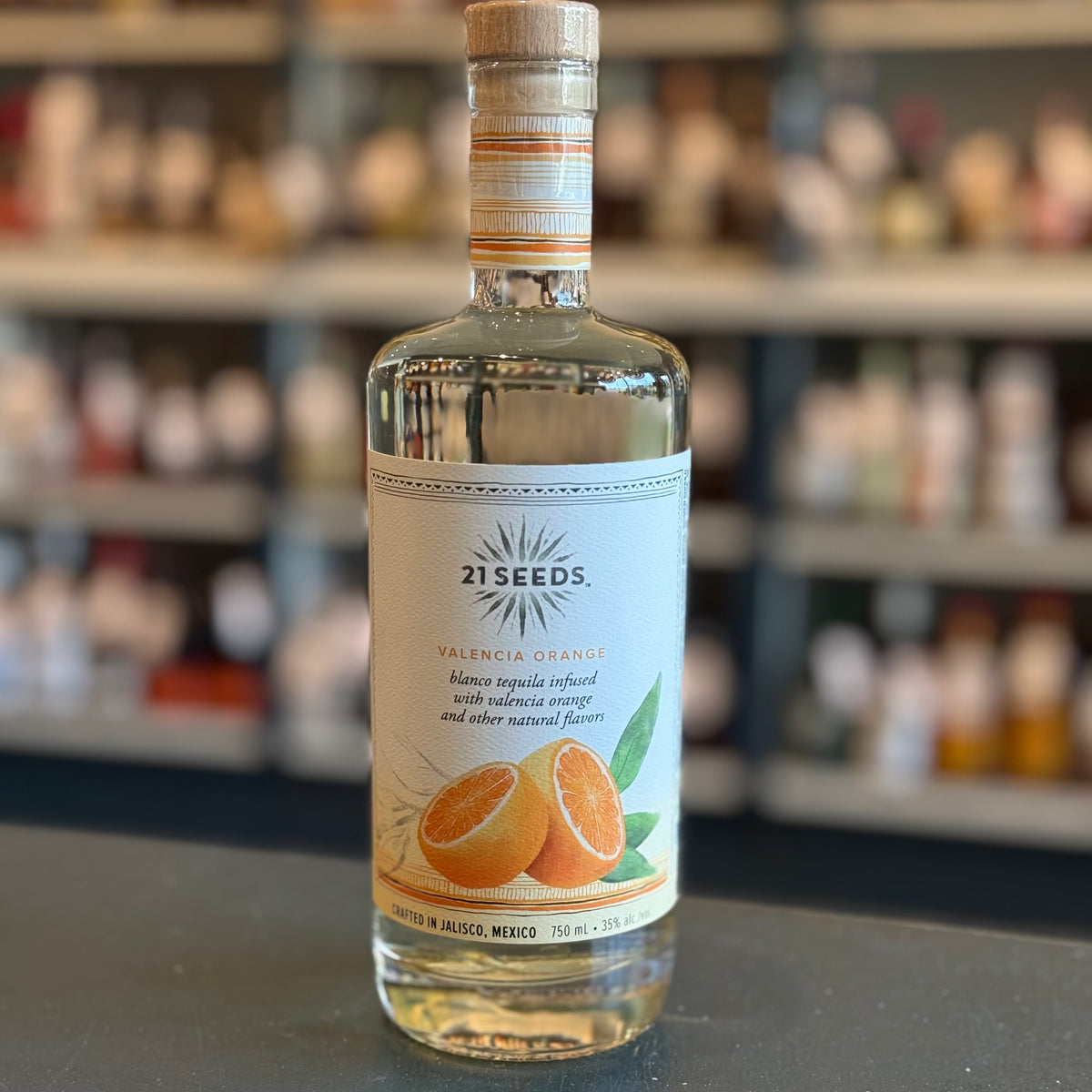 21 SEEDS VALENCIA ORANGE TEQUILA — Bogey's Bottled Goods