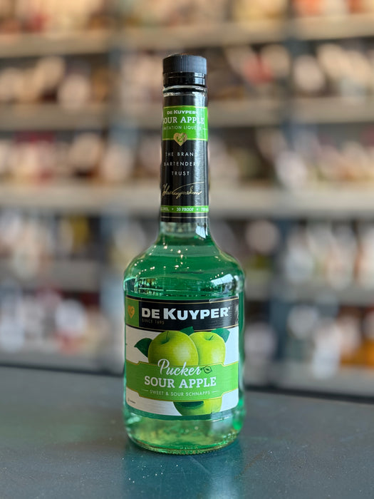 DEKUYPER PUCKER SOUR APPLE SCHNAPPS