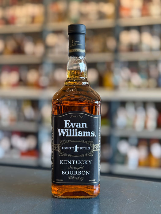 EVAN WILLIAMS BLACK LABEL BOURBON WHISKEY