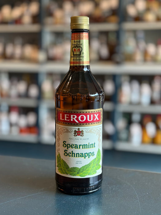 LEROUX SPEARMINT SCHNAPPS LIQUEUR