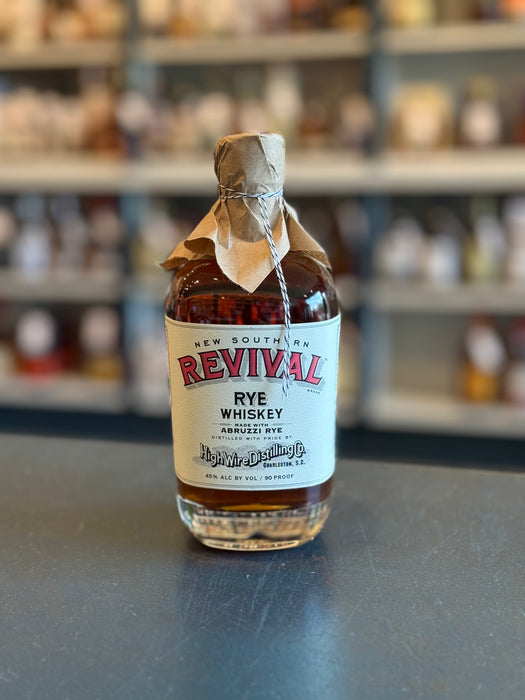 HIGH WIRE DISTILLING CO. NEW SOUTHERN REVIVAL RYE WHISKEY