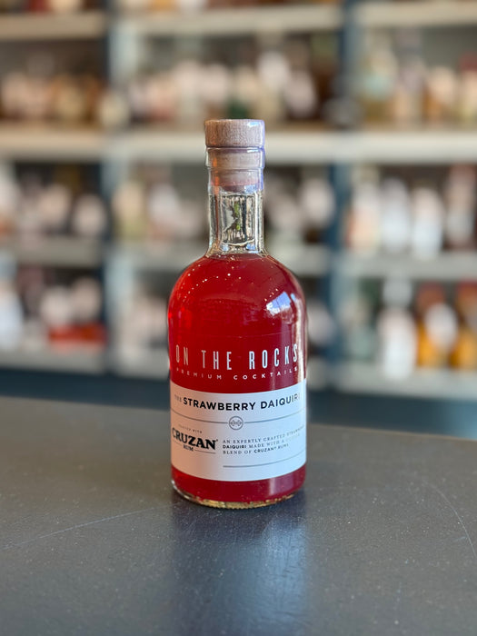 ON THE ROCKS CRUZAN STRAWBERRY DAIQUIRI RTD