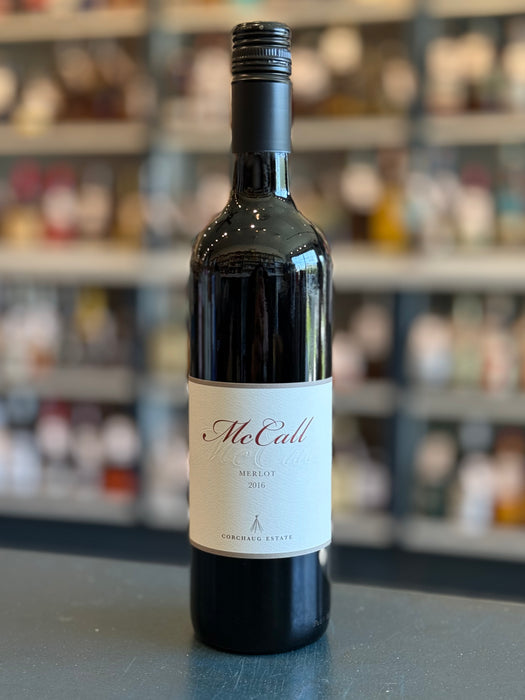 MCCALL, CORCHAUG ESTATE, MERLOT, NORTH FORK OF LONG ISLAND, NEW YORK 2017