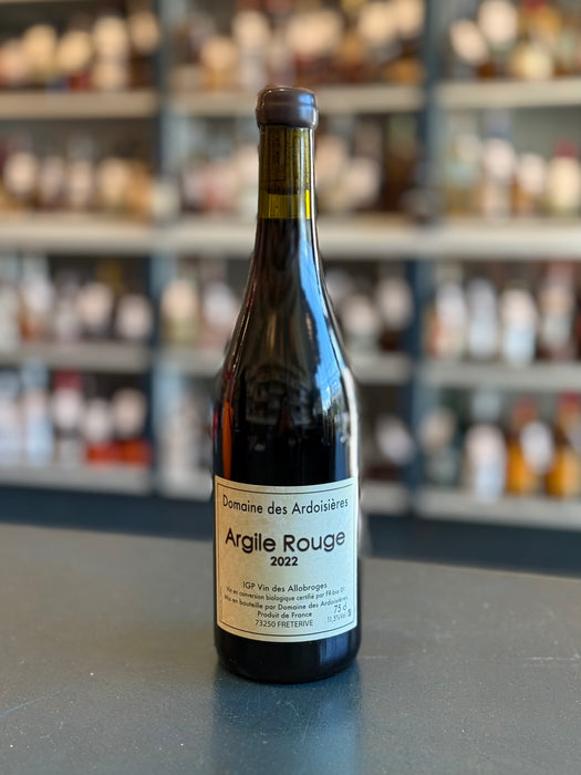 DOMAINE DES ARDOISIÈRES 'ARGILE ROUGE' VIN DES ALLOBROGES, SAVOIE, FRANCE 2022