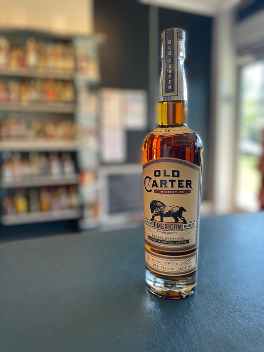 OLD CARTER WHISKEY CO 14YR BATCH 8 STRAIGHT AMERICAN WHISKEY