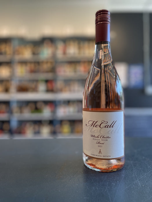 MCCALL WHOLE CLUSTER CORCHAUG ESTATE PINOT NOIR ROSÉ, NORTH FORK OF LONG ISLAND 2021
