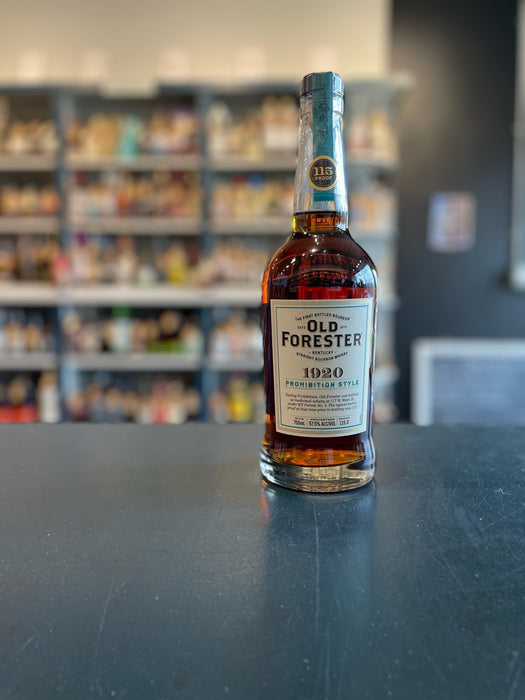 OLD FORESTER 1920 PROHIBITION STYLE BOURBON WHISKEY