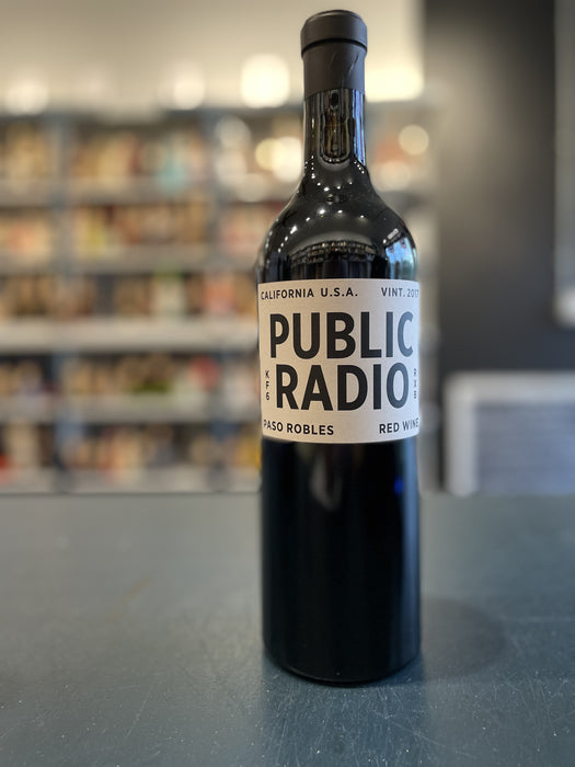 GROUNDED WINE COMPANY 'PUBLIC RADIO'  RED BLEND, CALIFORNIA 2018