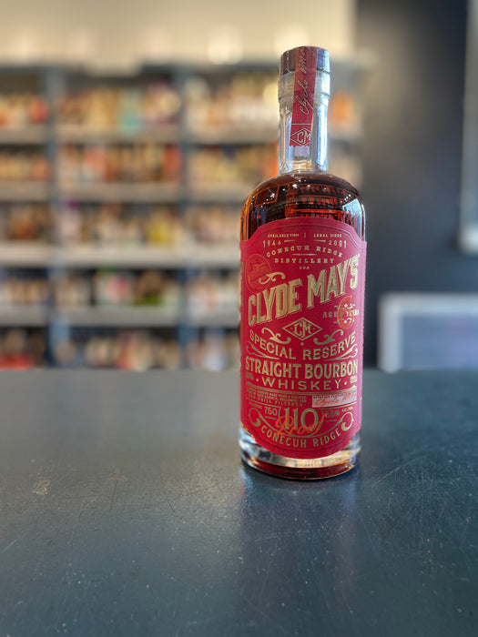 CLYDE MAY'S SPECIAL RESERVE STRAIGHT BOURBON WHISKEY